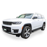 Vanguard Polished Chrome Side Steps & Running Boards Running Boards Step Nerf Bar for 2022-2024 jeep grand cherokee