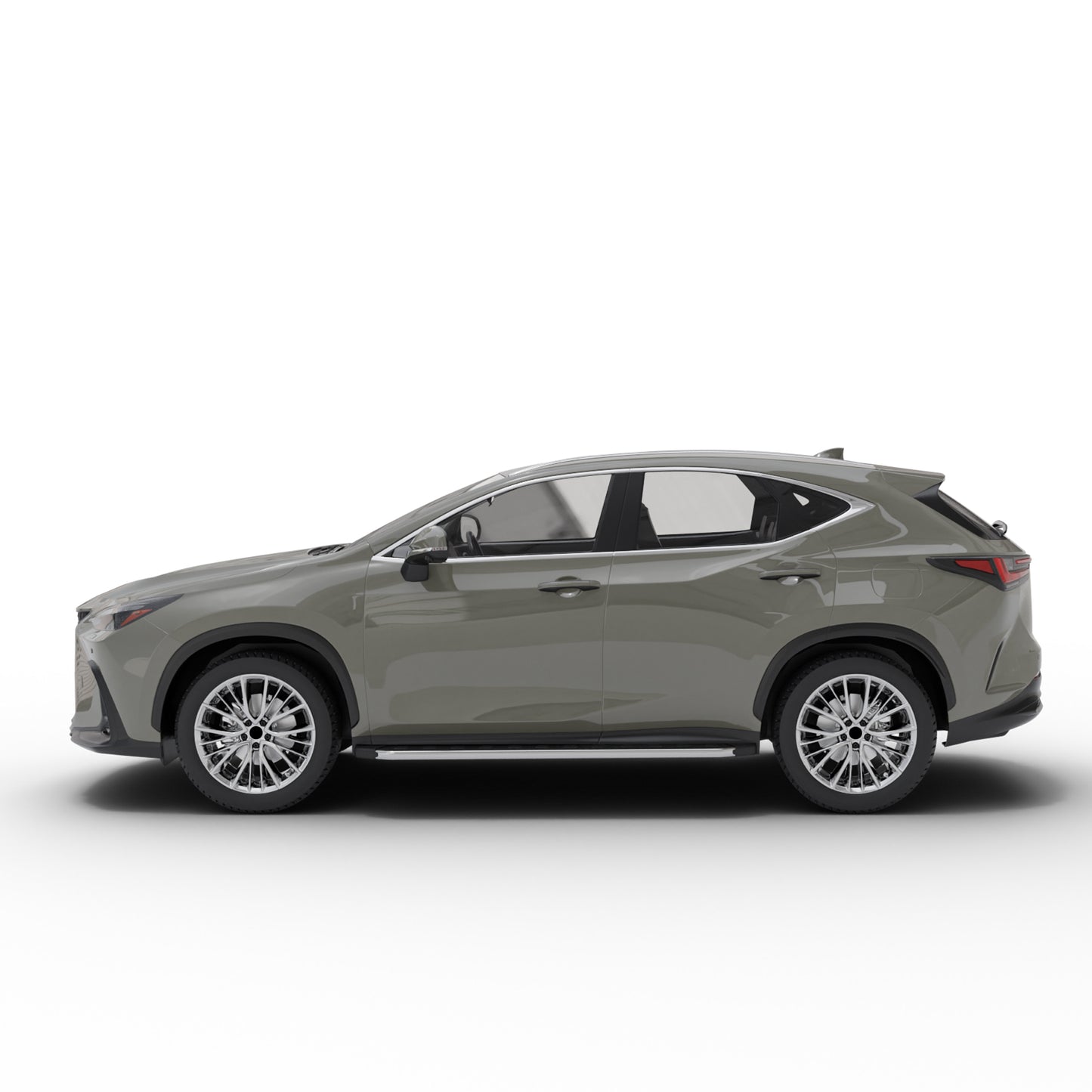 Vanguard Black Side Steps & Running Boards Running Boards Step Nerf Bar for 2022-2024 lexus nx350