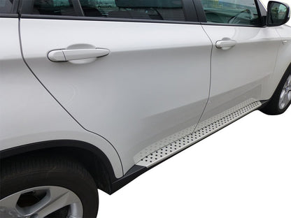 Vanguard Brushed Aluminum Side Steps & Running Boards Running Boards Running Board for 2008-2014 bmw x6 nan