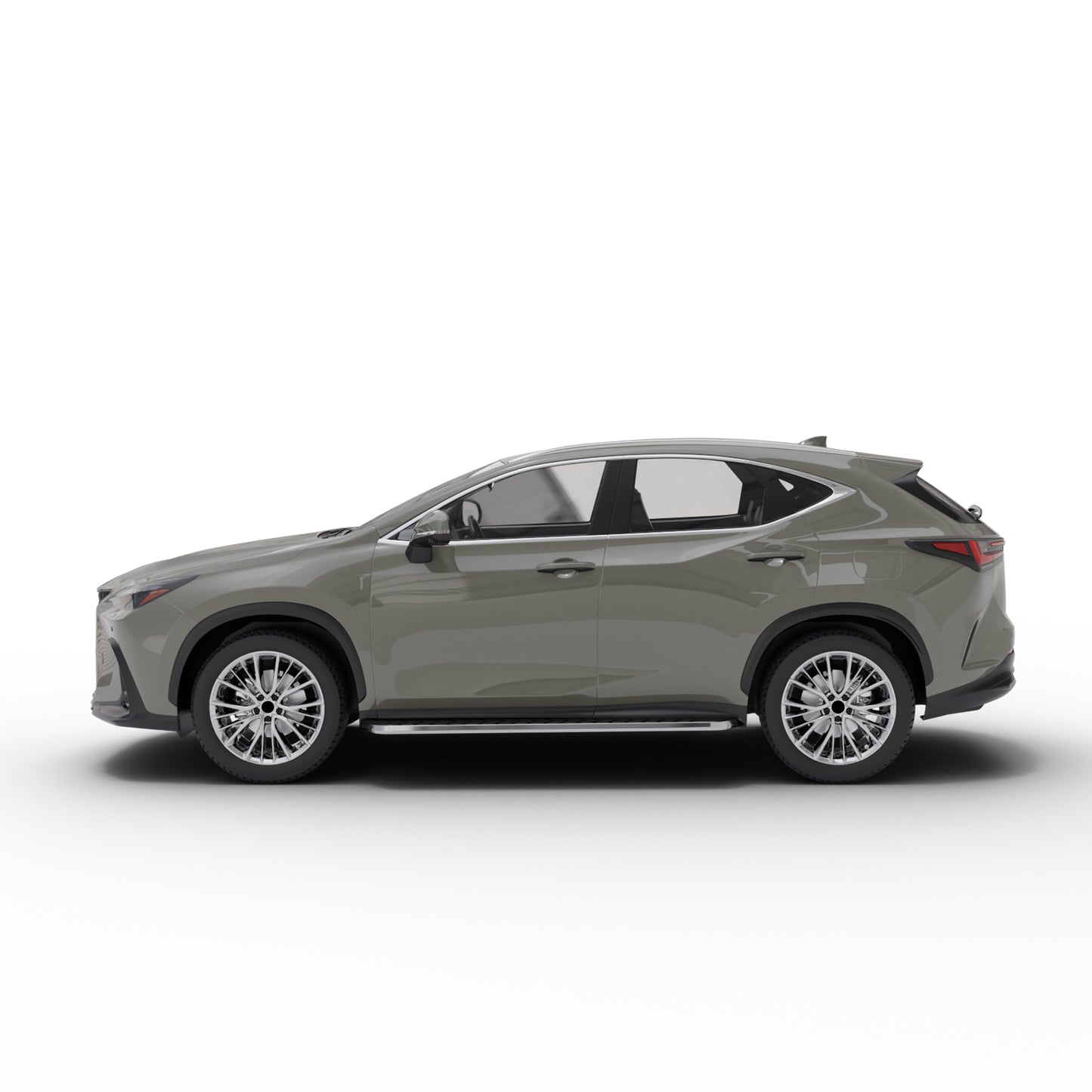 Vanguard Black Side Steps & Running Boards Running Boards Step Nerf Bar for 2022-2024 lexus nx350