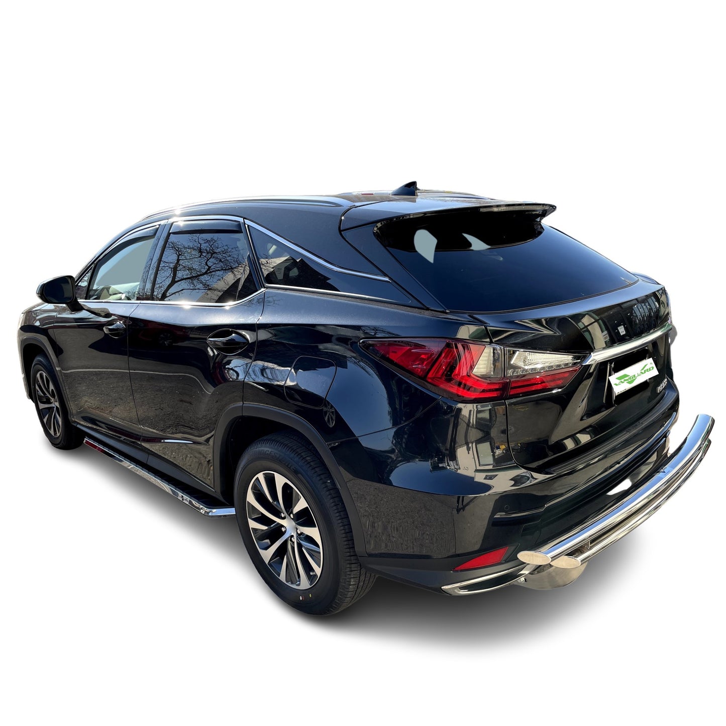 Vanguard Black Side Steps & Running Boards Running Boards Running Board for 2016-2022 lexus rx350