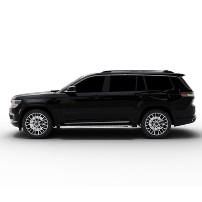 Vanguard Black Side Steps & Running Boards Running Boards Step Nerf Bar for 2022-2024 jeep grand cherokee
