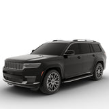 Vanguard Black Side Steps & Running Boards Running Boards Step Nerf Bar for 2021-2024 jeep grand cherokee l