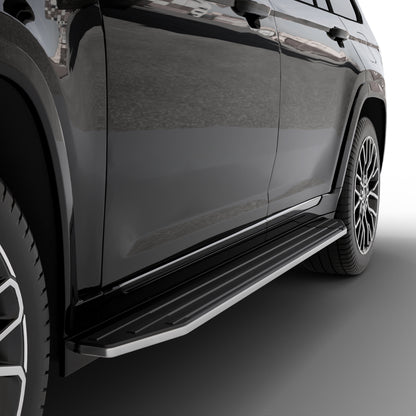 Vanguard Black Side Steps & Running Boards Running Boards Step Nerf Bar for 2021-2024 jeep grand cherokee l