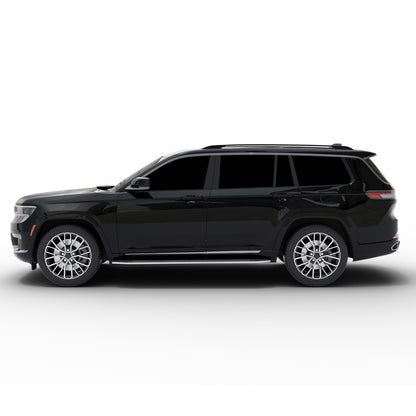 Vanguard Black Side Steps & Running Boards Running Boards Step Nerf Bar for 2022-2024 jeep grand cherokee