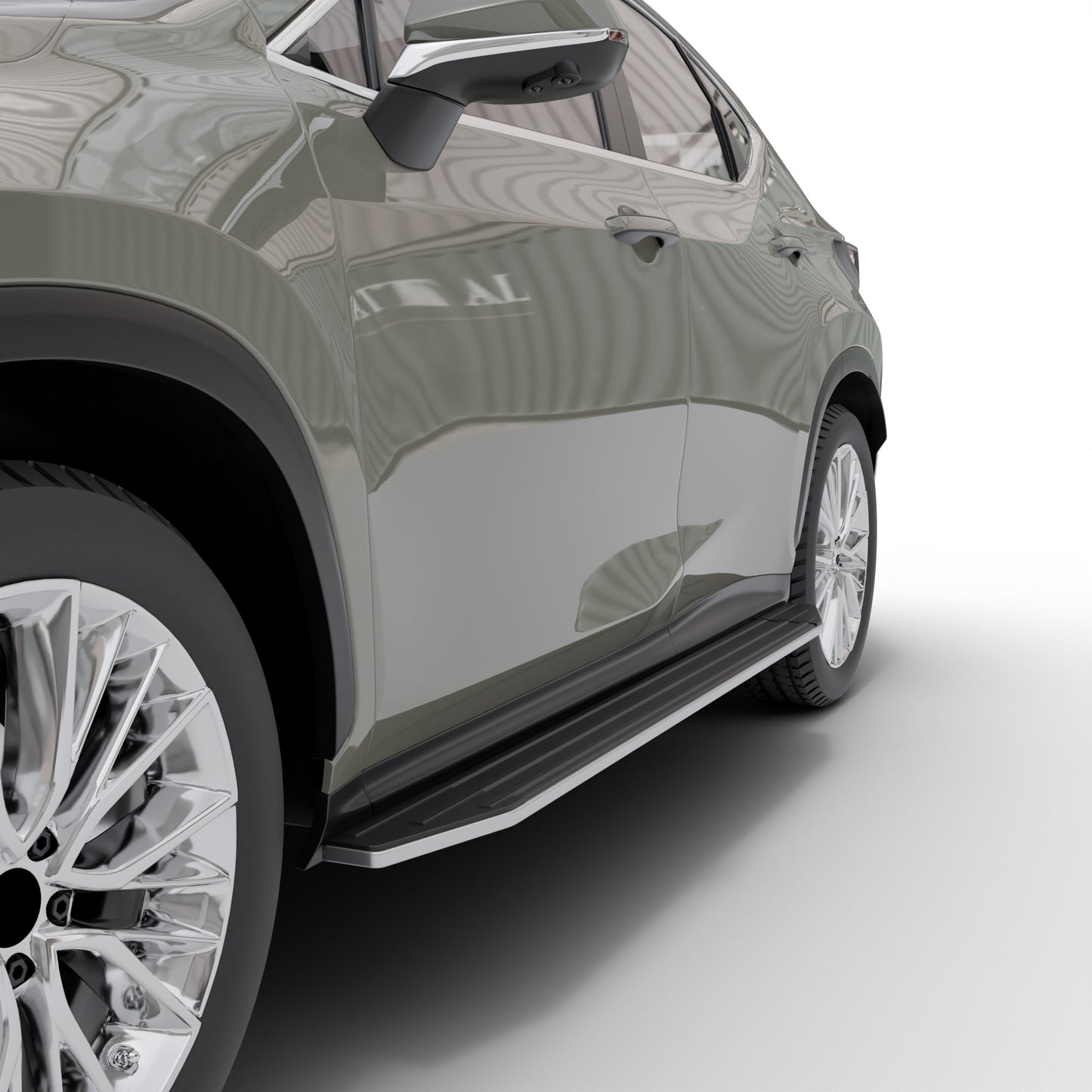 Vanguard Black Side Steps & Running Boards Running Boards Step Nerf Bar for 2022-2024 lexus nx350