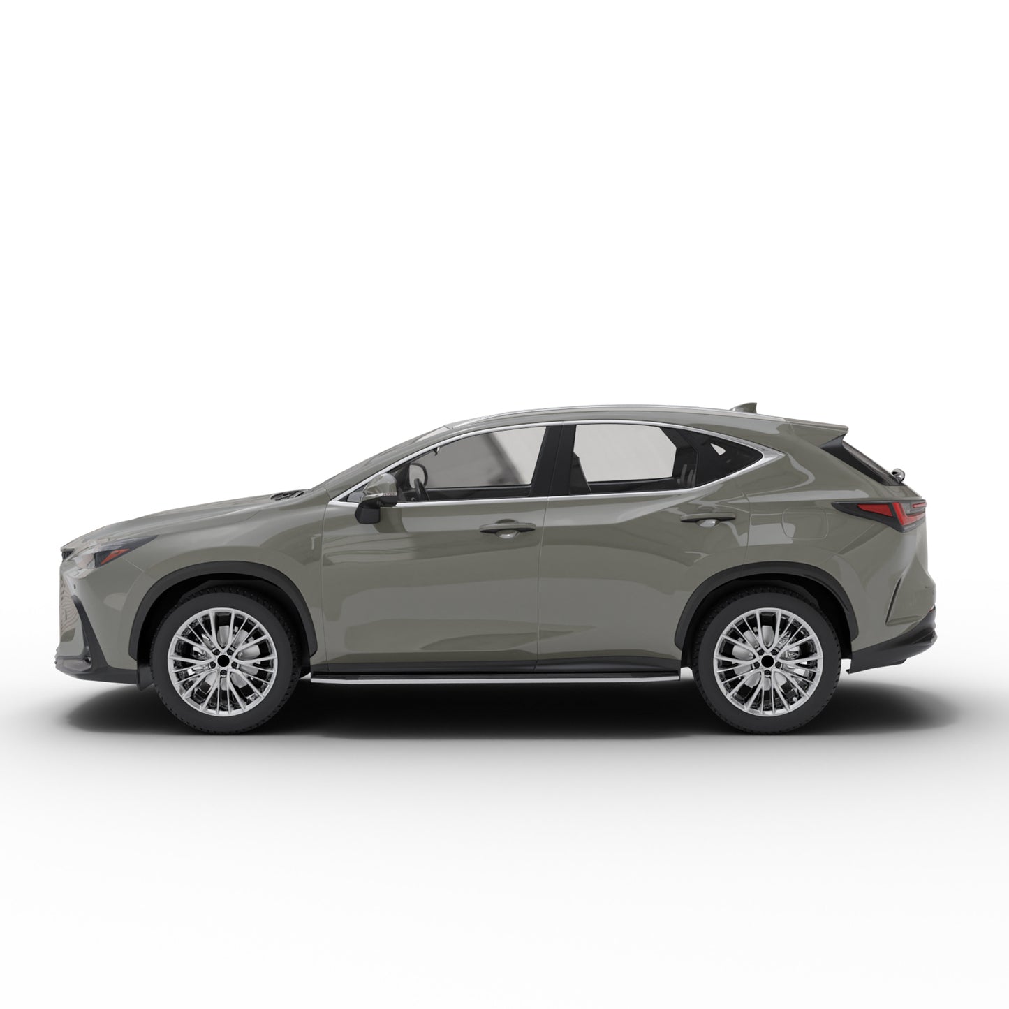 Vanguard Black Side Steps & Running Boards Running Boards Step Nerf Bar for 2022-2024 lexus nx350