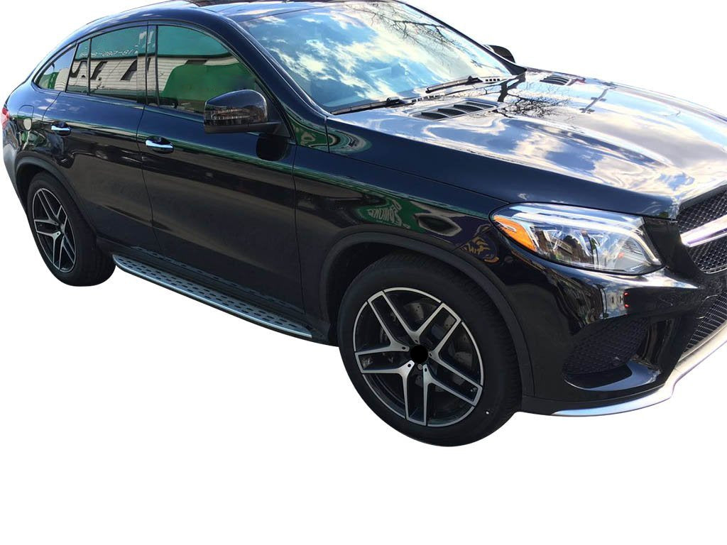 Vanguard Brushed Aluminum Side Steps & Running Boards Running Boards Running Board for 2012-2014 mercedes-benz ml550 nan
