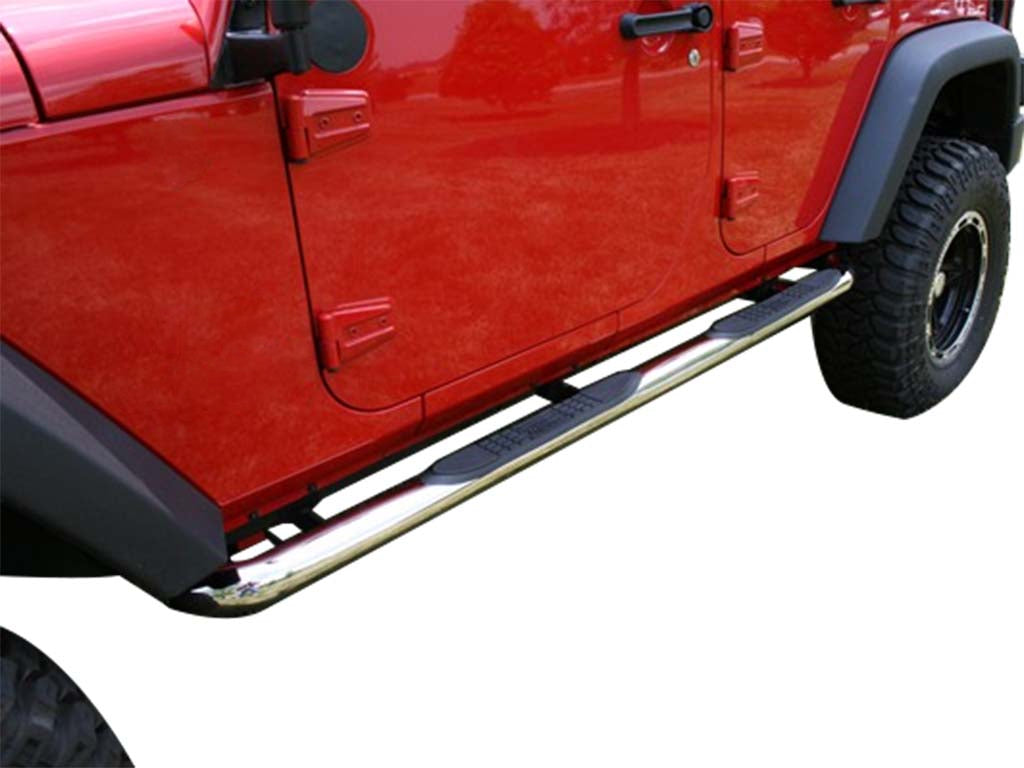 Vanguard Stainless Steel Side Steps & Running Boards Side Steps Running Board for 2007-2018 jeep wrangler