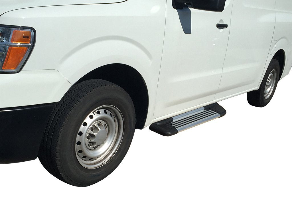 Vanguard Brushed Aluminum Side Steps & Running Boards Running Boards Running Board for 2012-2021 nissan nv1500 nan