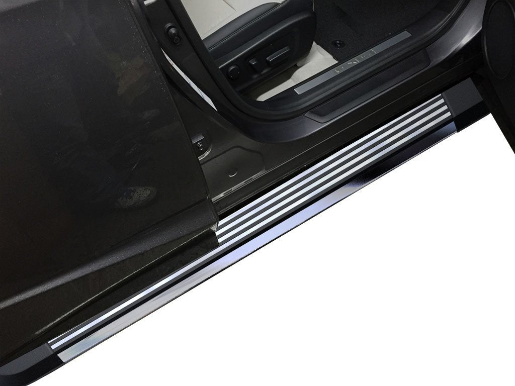 Vanguard Brushed Aluminum Side Steps & Running Boards Running Boards Running Board for 2016-2022 lexus rx350 nan