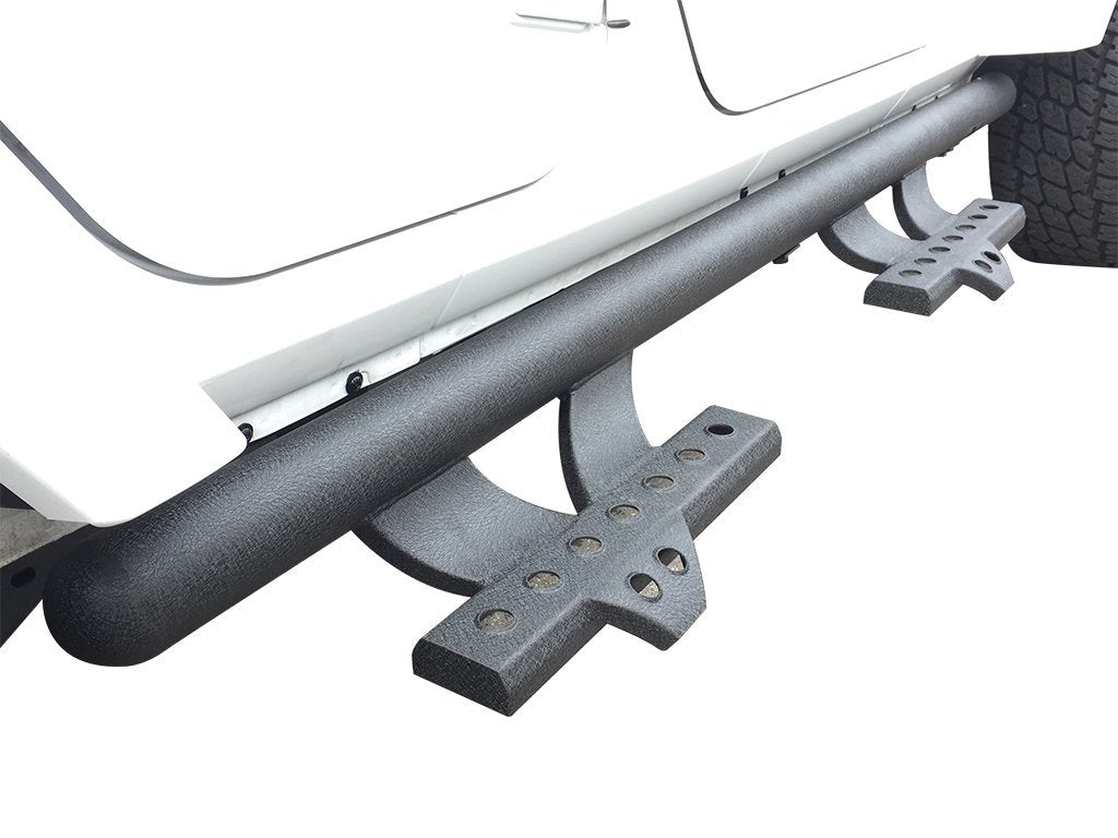 Vanguard Black Powdercoat Side Steps & Running Boards Side Steps Step Nerf Bar for 2007-2021 toyota tundra nan