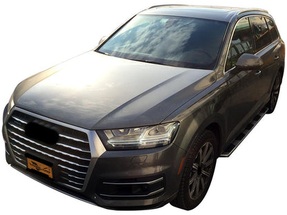 Vanguard Black Side Steps & Running Boards Running Boards Running Board for 2017-2020 audi q7 nan