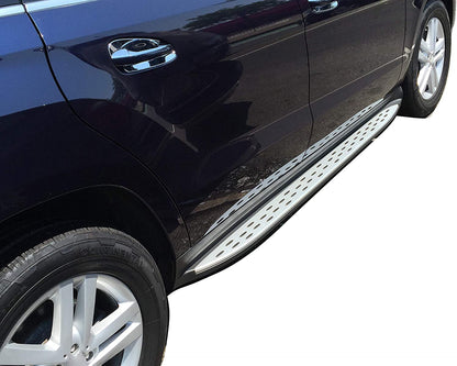 Vanguard Brushed Aluminum Side Steps & Running Boards Running Boards Running Board for 2016-2022 mercedes-benz glc300 nan