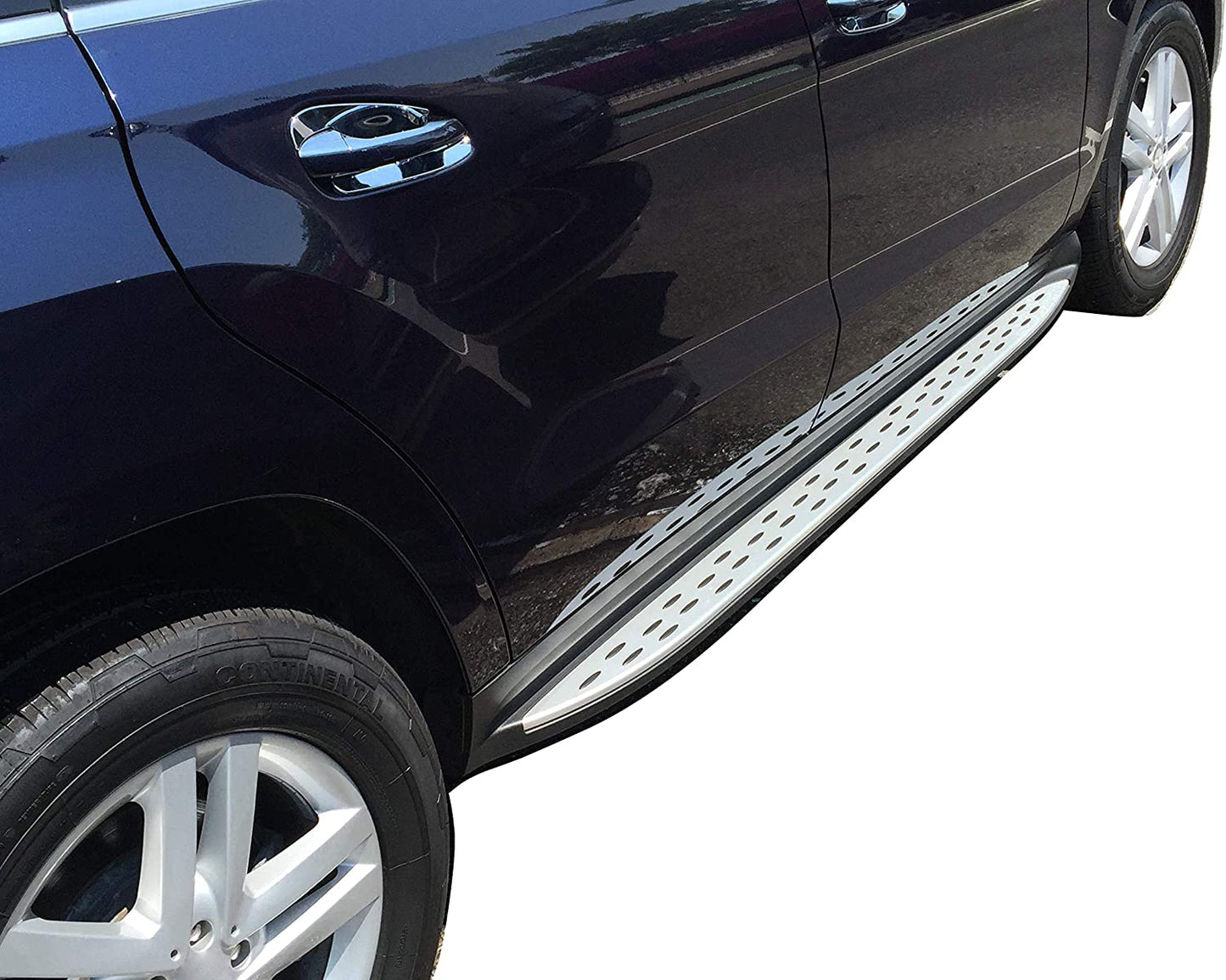 Vanguard Brushed Aluminum Side Steps & Running Boards Running Boards Running Board for 2018-2020 mercedes-benz glc350e nan