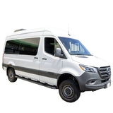 Vanguard Black Powdercoat Side Steps & Running Boards Running Boards Running Board for 2015-2024 ford transit-150 nan