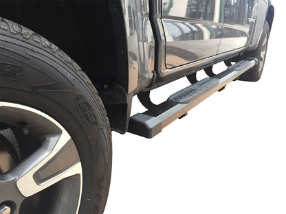 Vanguard Black Powdercoat Side Steps & Running Boards Running Boards Running Board for 2020-2024 jeep gladiator