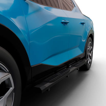Vanguard Black Powdercoat Side Steps & Running Boards Running Boards Running Board for 2022-2024 hyundai santa cruz