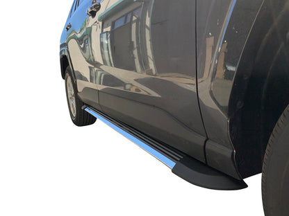 Vanguard Brushed Aluminum Side Steps & Running Boards Running Boards Running Board for 2019-2024 toyota rav4 nan