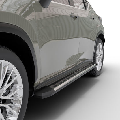 Vanguard Brushed Aluminum Side Steps & Running Boards Running Boards Step Nerf Bar for 2022-2024 lexus nx250