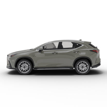 Vanguard Brushed Aluminum Side Steps & Running Boards Running Boards Step Nerf Bar for 2022-2024 lexus nx350