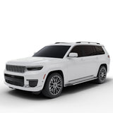 Vanguard Brushed Aluminum Side Steps & Running Boards Running Boards Running Board for 2022-2024 jeep grand cherokee