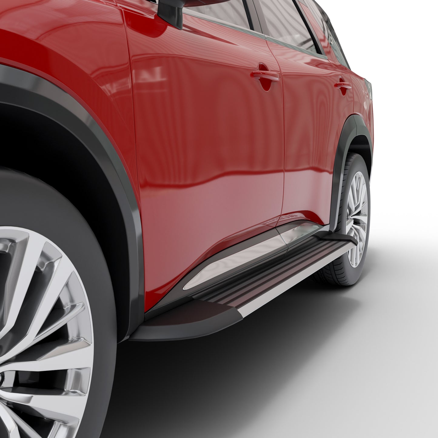 Vanguard Brushed Aluminum Side Steps & Running Boards Running Boards Step Nerf Bar for 2022-2024 infiniti qx60