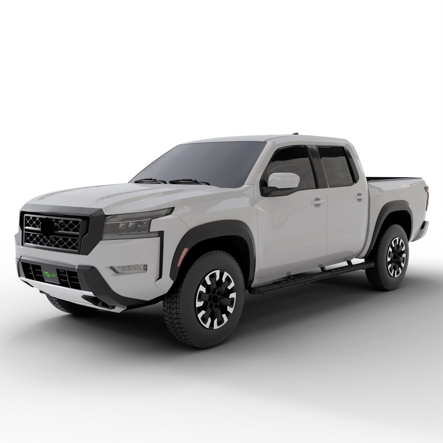 Vanguard Black Powdercoat Side Steps & Running Boards Running Boards Running Board for 2005-2024 nissan frontier