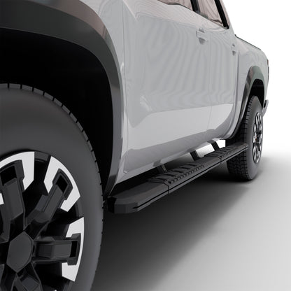 Vanguard Black Powdercoat Side Steps & Running Boards Running Boards Running Board for 2005-2024 nissan frontier