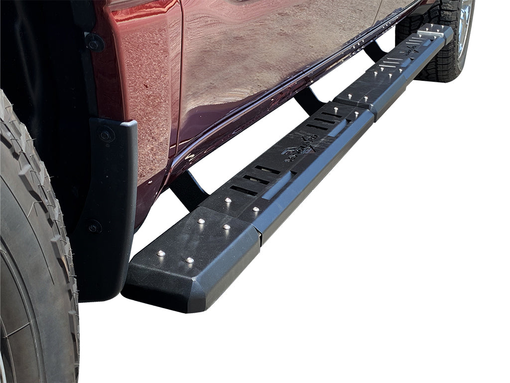Vanguard Black Powdercoat Side Steps & Running Boards Side Steps Running Board for 2015-2024 ford f-150 nan