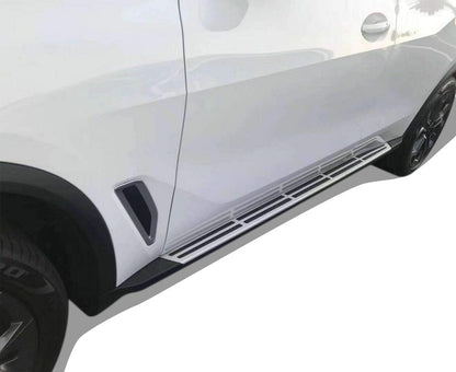 Vanguard Brushed Aluminum Side Steps & Running Boards Running Boards Running Board for 2019-2025 bmw x5 nan