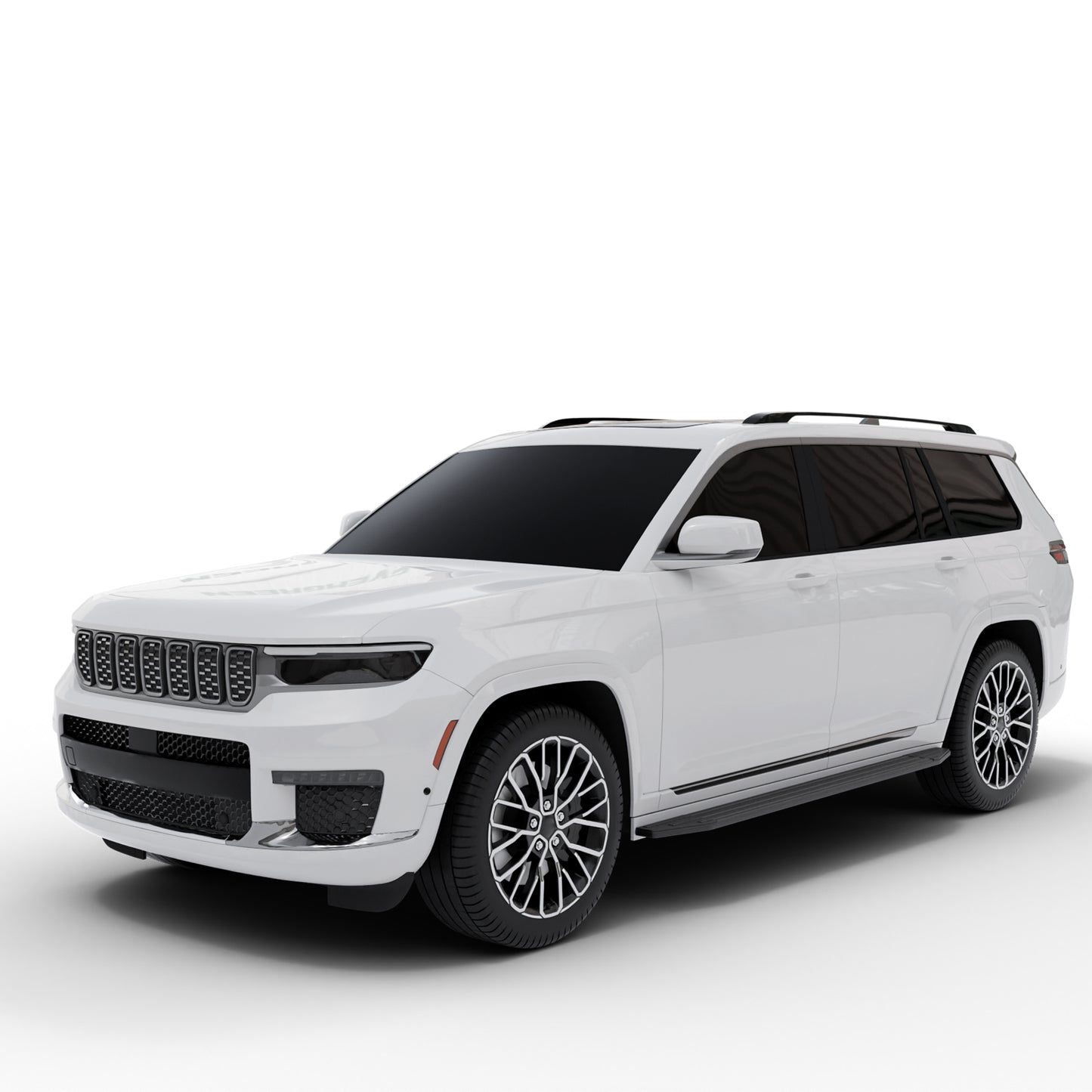 Vanguard Black Side Steps & Running Boards Running Boards Step Nerf Bar for 2022-2024 jeep grand cherokee