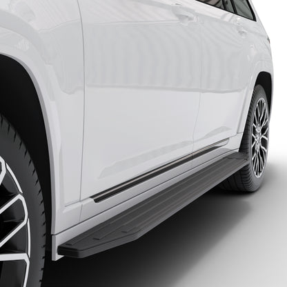 Vanguard Black Side Steps & Running Boards Running Boards Step Nerf Bar for 2022-2024 jeep grand cherokee