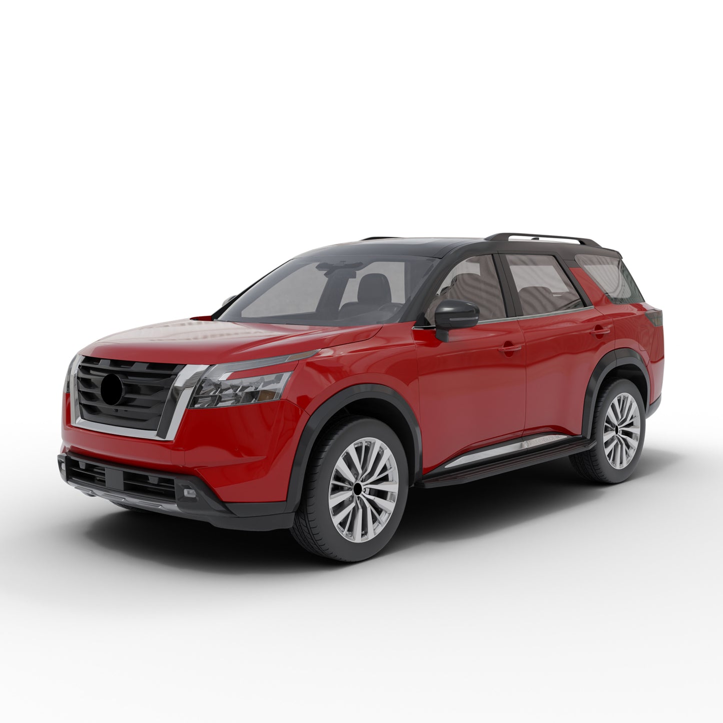 Vanguard Black Side Steps & Running Boards Running Boards Step Nerf Bar for 2022-2024 infiniti qx60