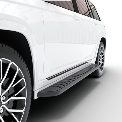 Vanguard Black Side Steps & Running Boards Running Boards Running Board for 2021-2024 jeep grand cherokee l