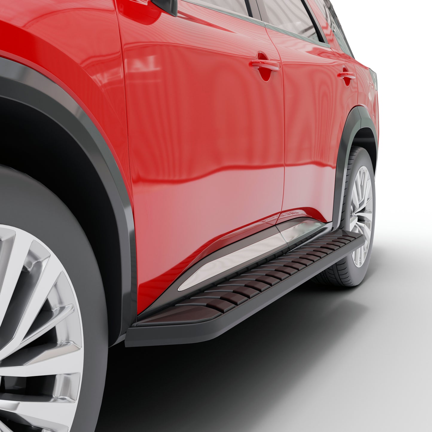 Vanguard Black Side Steps & Running Boards Running Boards Step Nerf Bar for 2022-2024 infiniti qx60