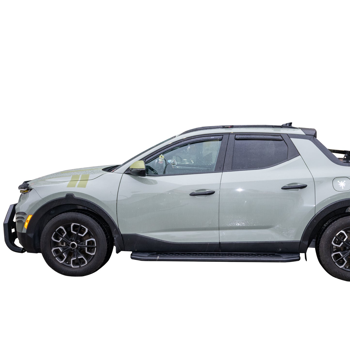 Vanguard Black Side Steps & Running Boards Running Boards Running Board for 2022-2024 hyundai santa cruz