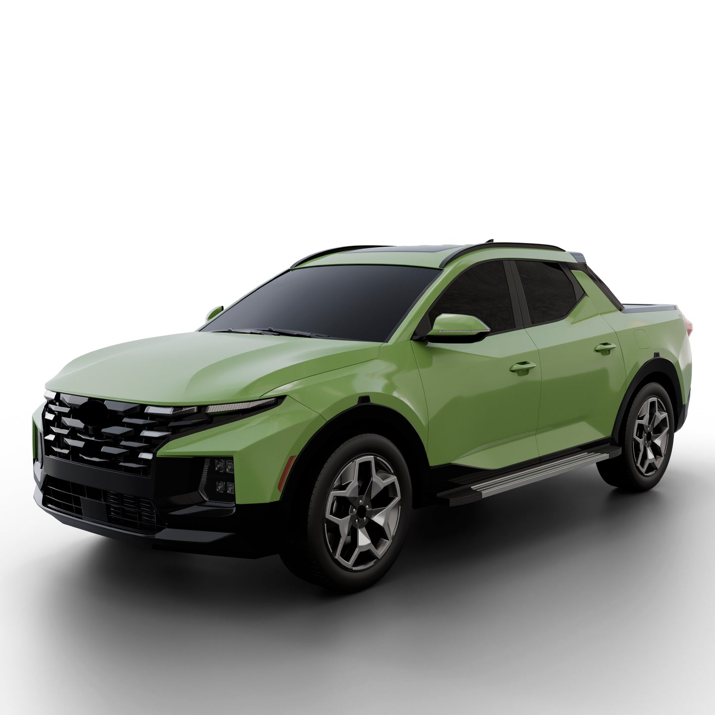 Vanguard Black Side Steps & Running Boards Running Boards Running Board for 2022-2024 hyundai santa cruz