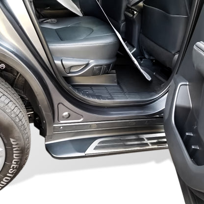 Vanguard Brushed Aluminum Side Steps & Running Boards Running Boards Step Nerf Bar for 2020-2024 toyota highlander