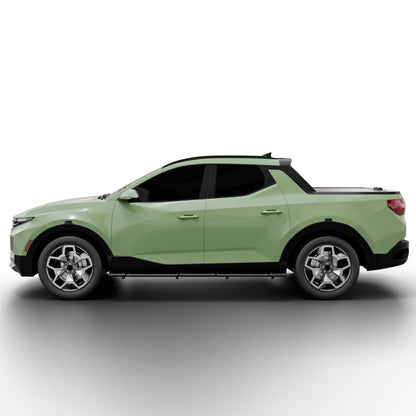 Vanguard Black Powdercoat Side Steps & Running Boards Side Steps Running Board for 2022-2024 hyundai santa cruz