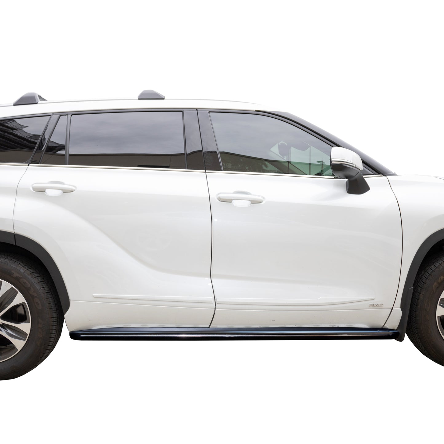 Vanguard Black Side Steps & Running Boards Running Boards Running Board for 2020-2024 toyota highlander