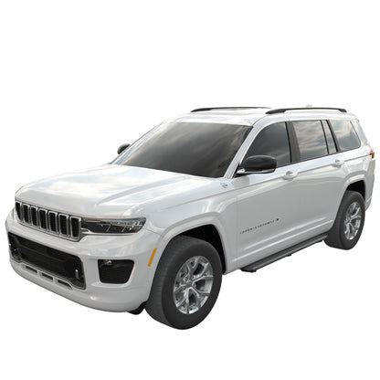 Vanguard Black Side Steps & Running Boards Running Boards Running Board for 2021-2024 jeep grand cherokee l