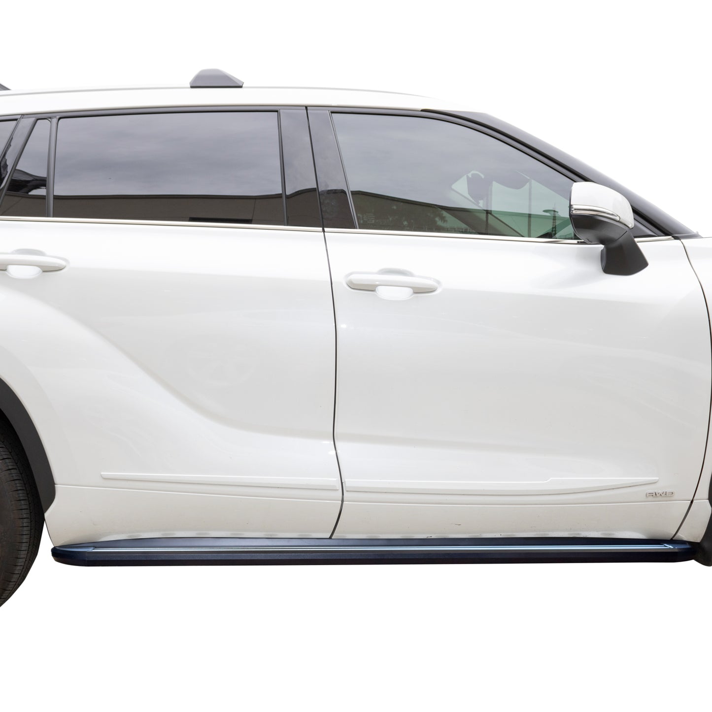 Vanguard Black Side Steps & Running Boards Running Boards Running Board for 2020-2024 toyota highlander