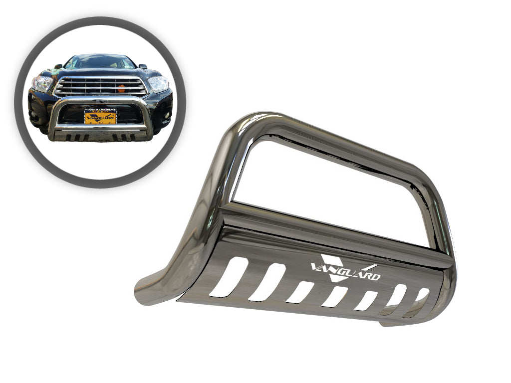 Vanguard Stainless Steel Front Guards Bull Bars Bumper Guard for 2008-2010 toyota highlander nan