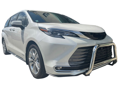 Vanguard Stainless Steel Front Guards Bull Bars Bumper Guard for 2021-2025 toyota sienna nan