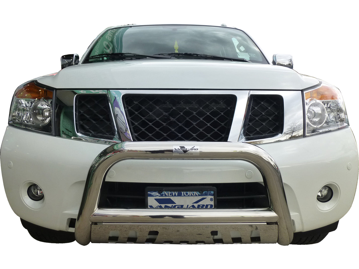 Vanguard Stainless Steel Front Guards Bull Bars Bumper Guard for 2004-2015 nissan titan nan
