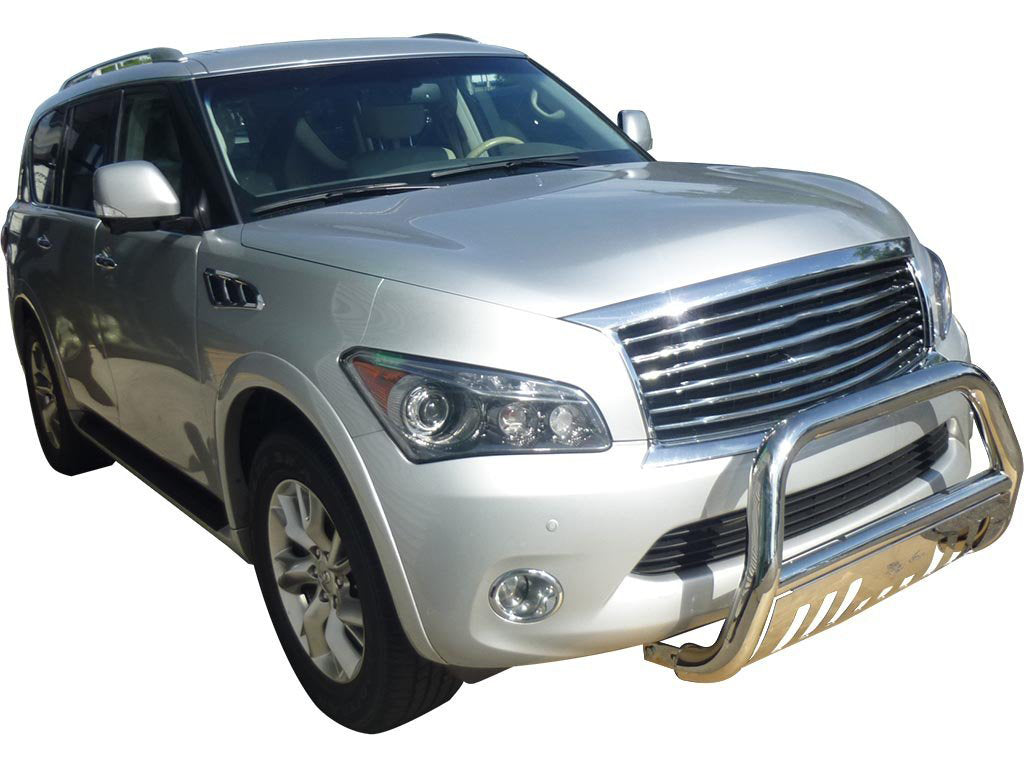Vanguard Stainless Steel Front Guards Bull Bars Bumper Guard for 2011-2013 infiniti qx56 nan