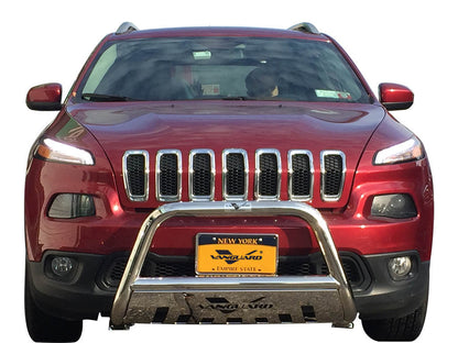 Vanguard Stainless Steel Front Guards Bull Bars Bumper Guard for 2017-2024 jeep compass