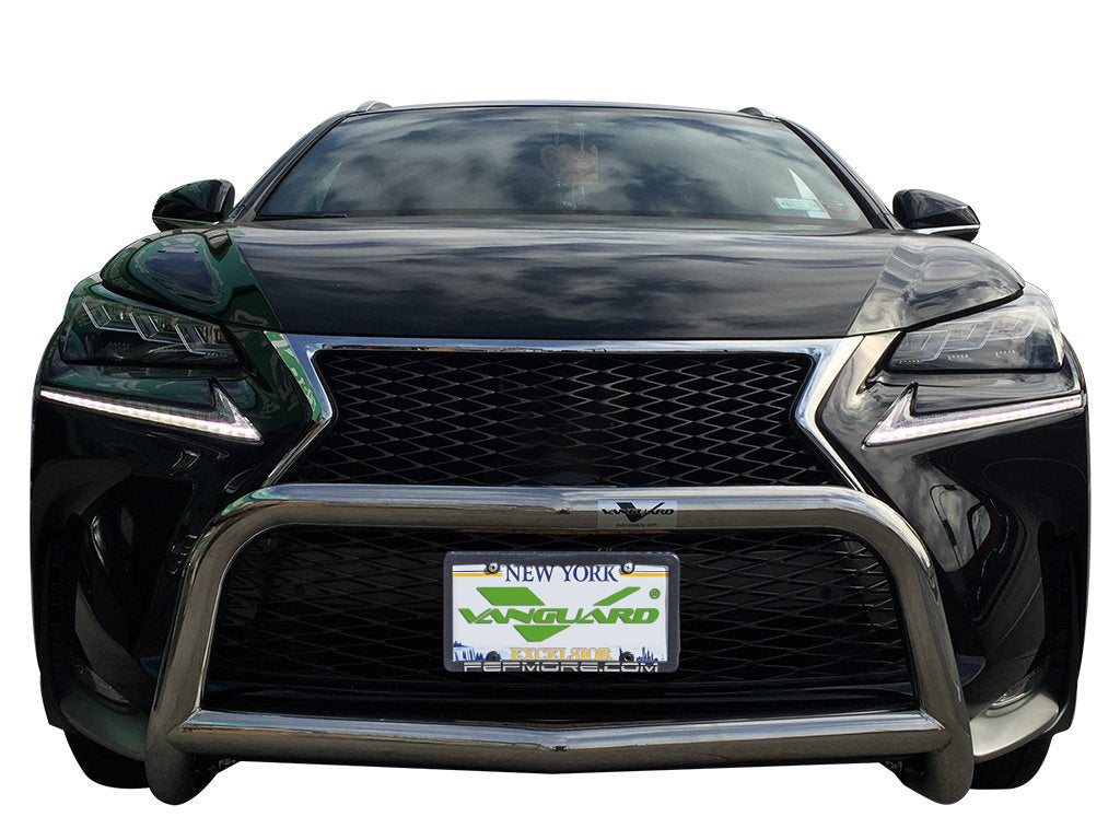 Vanguard Stainless Steel Front Guards Bull Bars Bumper Guard for 2015-2017 lexus nx200t f sport