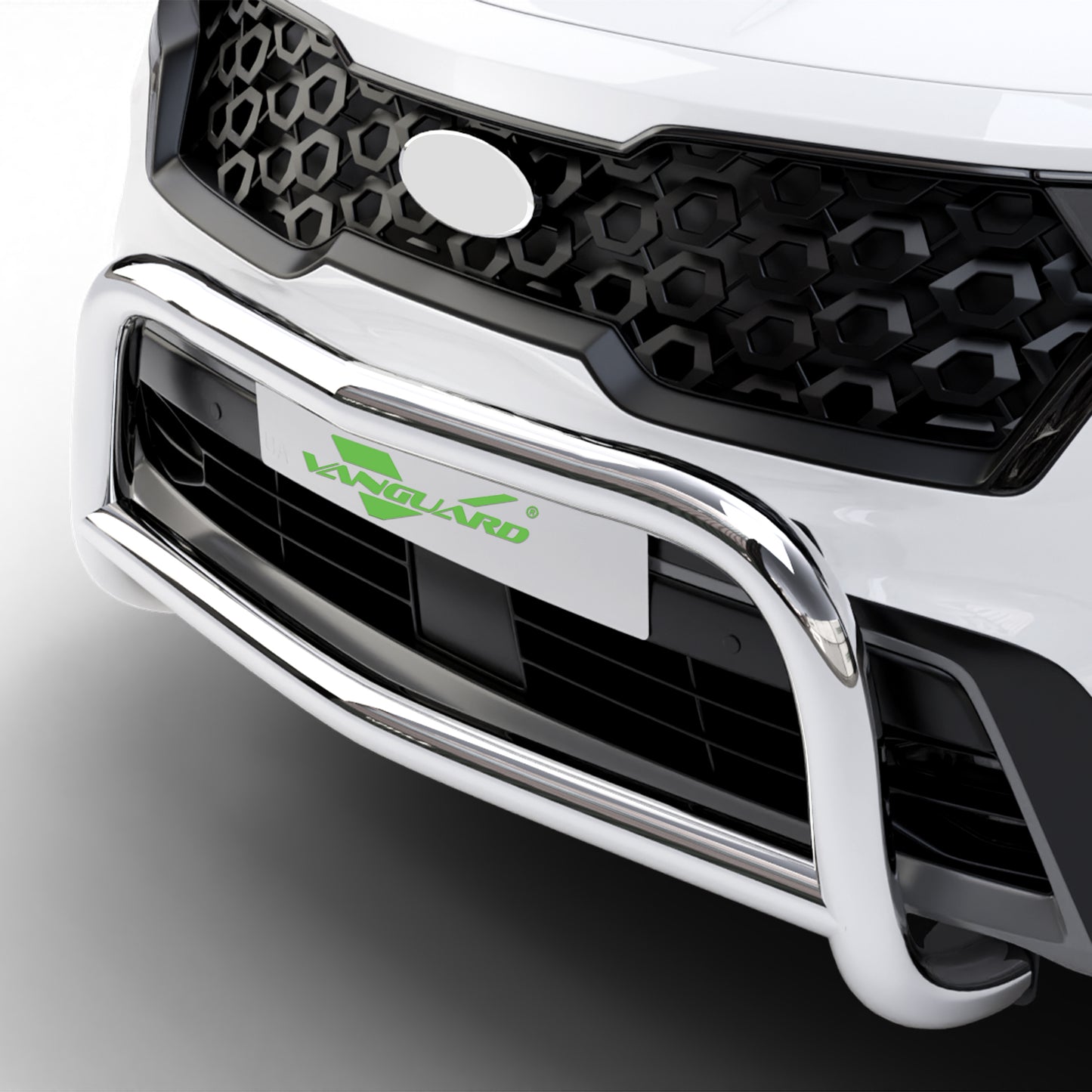 Vanguard Stainless Steel Front Guards Bull Bars Bumper Guard for 2019-2024 hyundai santa fe